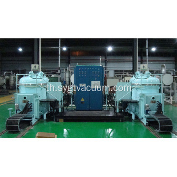 สุญญากาศเตาหลอมหลอมรวมกับสองห้อง